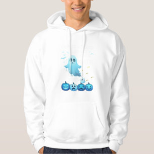Sudadera Pantalones Abucheados Calabazas Azules Fantasma de