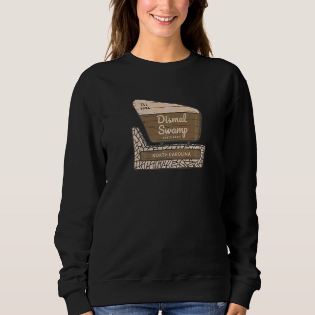 Sudadera Pantano Lúgubre Nc Señal Deteriorada Parque De Vac (Anverso)