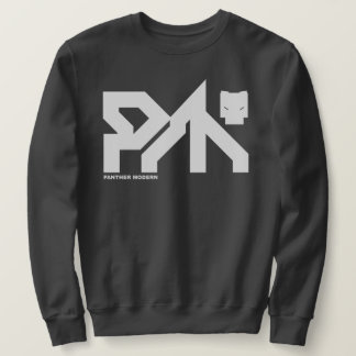 SUDADERA PANTERA MODERNA: D4RK GR3Y SYB3R P|_|NK