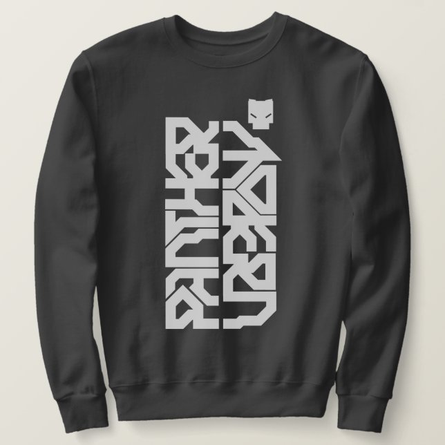 SUDADERA PANTERA MODERNA:  DESPLIEGUE VERTICAL - CYBPNK B (Anverso del diseño)
