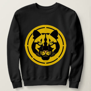Sudadera Pantera Negra con Detalles Artísticos Intrincados