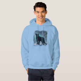 Sudadera Pantera negra Snow • Resplandor de bosque invernal