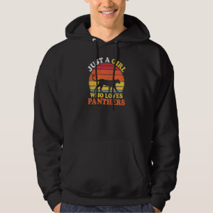Sudadera Pantera Vintage Solo Una Chica Que Ama Panteras