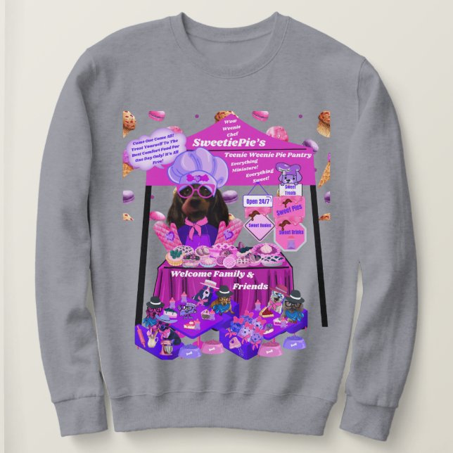 Sudadera Pantería de piano de SweetiePie de Teenie Weenie (Anverso del diseño)