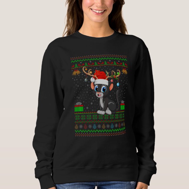 Sudadera Panther Santa Matando Navidades Feo Panther (Anverso)