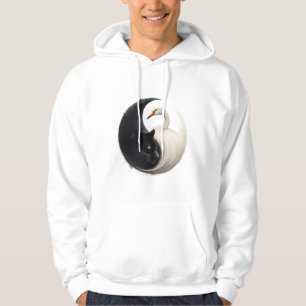 Sudadera Panther y Crane Yin Yang Ink Art