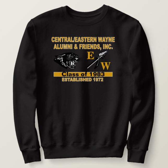 Sudadera Panther y EW Black Sweatshirt (Anverso del diseño)