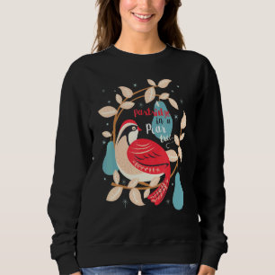 Sudadera Pañuelo En Un Árbol De Ojos 12 Días Navidades Cant