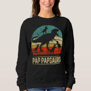 Sudadera Pap Pap Dinosaur T Rex Pap Papsaurus 4 Niños Famil