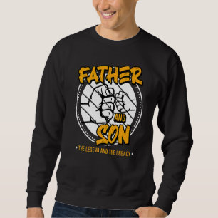 Sudadera Papa 2022 Padre E Hijo La Leyenda Y El Legado