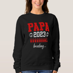 Sudadera Papá 2023 Cargando A Papá Para Ser Padre 2023
