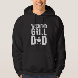 Sudadera Papá a la parrilla de fin de semana divertido BBQ