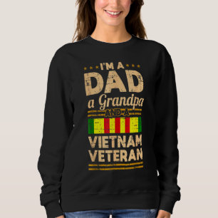 Sudadera Papá Abuelo Vietnam Veterano Vintage