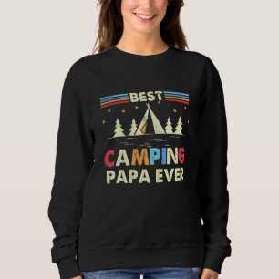 Sudadera Papá Ama Camping Mejor Camping Papa Nunca Vintage