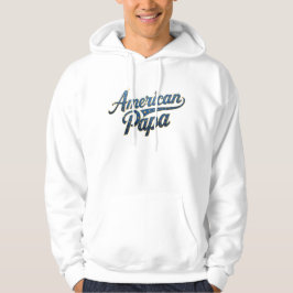 Sudadera Papa Americano - Camiseta de Papá Patriota para el