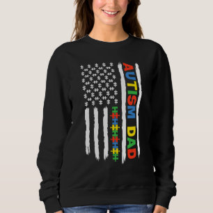 Sudadera Papá Autismo Conciencia De Papá Autismo Autismo Ho