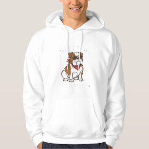 Sudadera Papa Bulldog Perro Gafas de sol Bandana