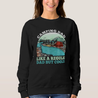 Sudadera Papá Camping Como Un Papá Regular Pero Más Cool Pa