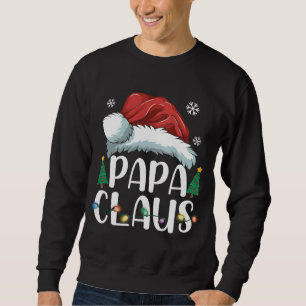 Sudadera Papa Claus Santa Navidades coincidiendo con la fam