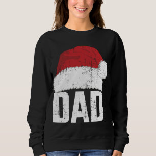 Sudadera Papá con el gorra de santa claus haciendo pareja c