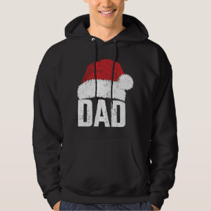 Sudadera Papá con el gorra de santa claus haciendo pareja c