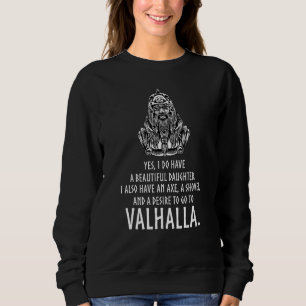 Sudadera Papá conservador Hermosa Hija Escarcha De Arma V