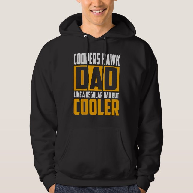 Sudadera Papá Cooperu2019s Hawk Dad  Como un Papá Normal pe (Anverso)