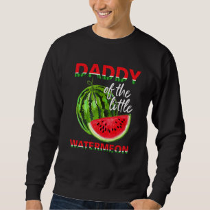 Sudadera Papá Cuto De La Pequeña sandía Papá Para Los Hombr