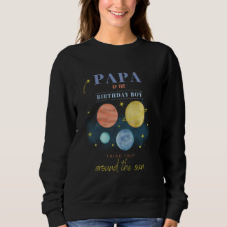 Sudadera Papa Dad 3er cumpleaños tercer viaje alrededor del
