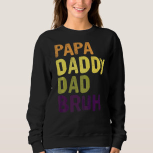 Sudadera Papa Dad Bruh Guay Fathers Day Daddy Vintage 2002