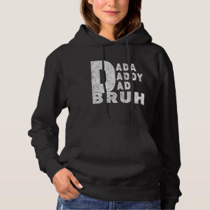 Sudadera Papá Dada de los hombres papá papá Bruh papá Retro