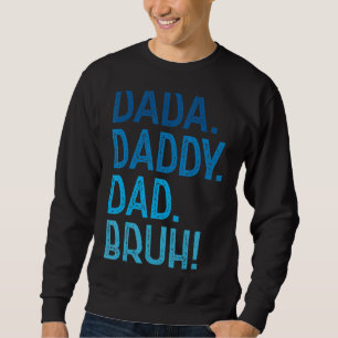 Sudadera Papá Dada Papá Noel por los hombres padre de papá