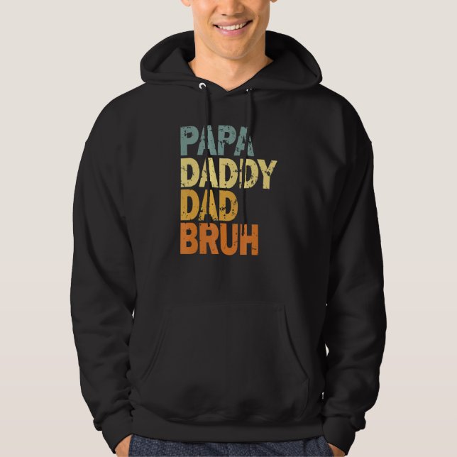Sudadera Papa Daddy Dad Bruh 10 (Anverso)