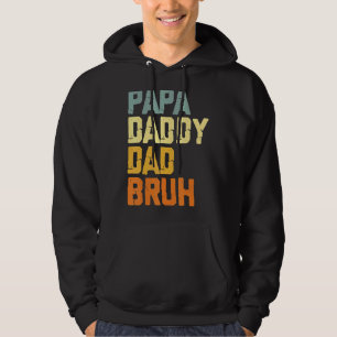 Sudadera Papa Daddy Dad Bruh Retro Vintage Daddy
