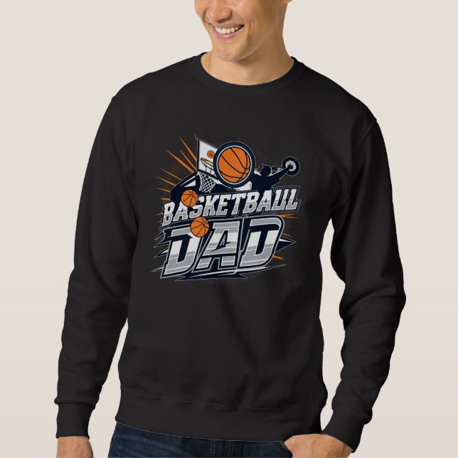 Sudadera Papá de Baloncesto (Anverso)