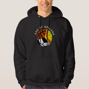 Sudadera Papá de Balonmano Softbol Fútbol Baloncesto D