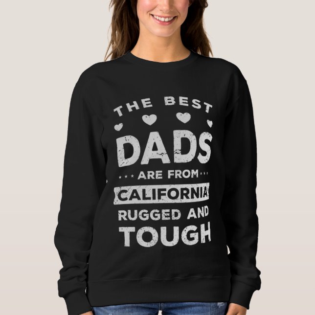 Sudadera Papá de California diciendo (Anverso)