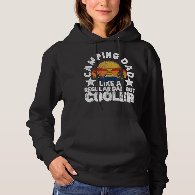 Sudadera Papá de camping como un papá normal pero más genia (Anverso)
