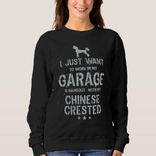 Sudadera Papá de Cresta China Hombres del Garaje Cuelgan