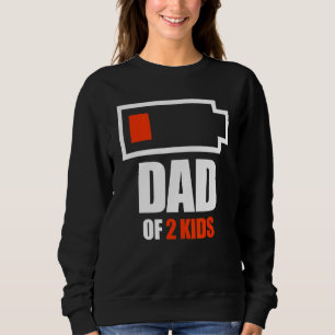 Sudadera Papá De Dos Niños Día Del Padre De Dos Hijos