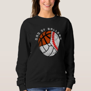 Sudadera Papá de Hombres de Baloncesto Béisbol Voleibol Ba