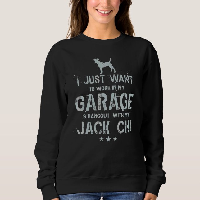 Sudadera Papá de Jack Chi Garaje Hombres Colgar (Anverso)
