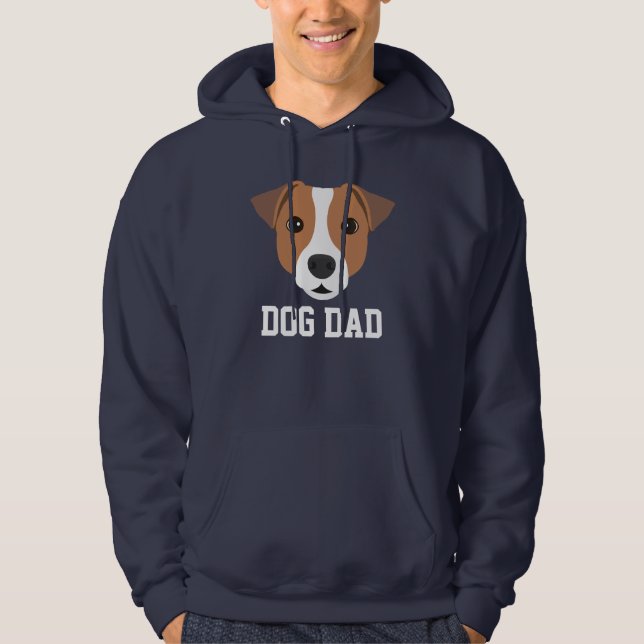 Sudadera Papá de Jack Russell (Anverso)