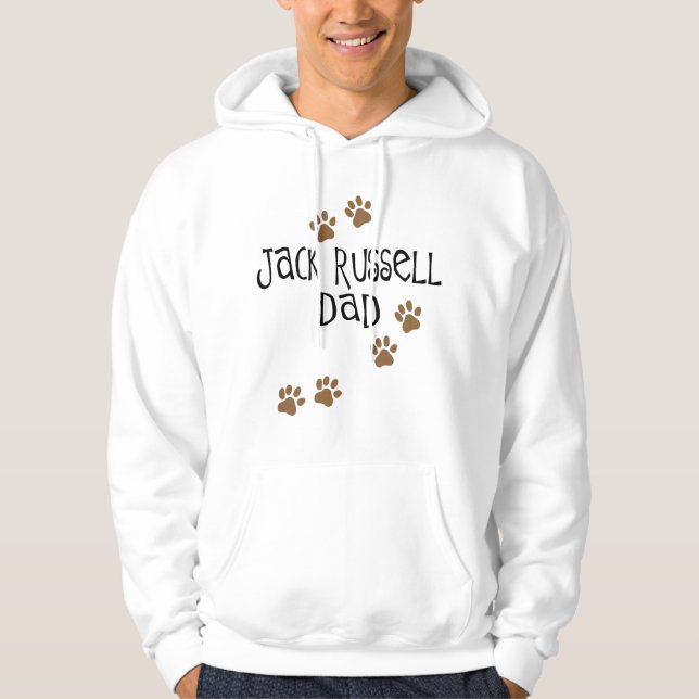 Sudadera Papá de Jack Russell (Anverso)