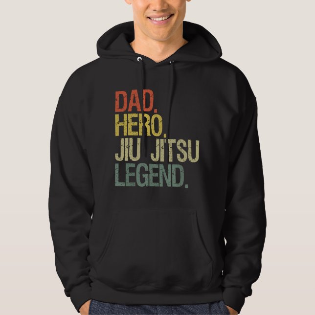 Sudadera papá de jiu jitsu (Anverso)