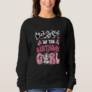 Sudadera Papá De La Familia De La Granja De Vacas Chica De