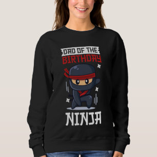 Sudadera Papá De La Familia Nacida Ninja Warrior Matching