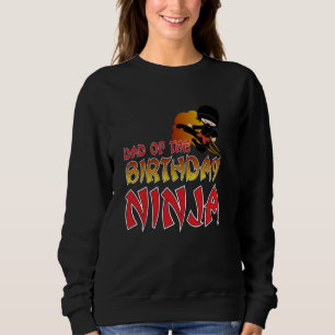 Sudadera Papá De La Familia Nacida Ninja Warrior Matching