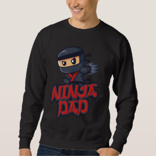 Sudadera Papá De La Familia Nacida Ninja Warrior Matching