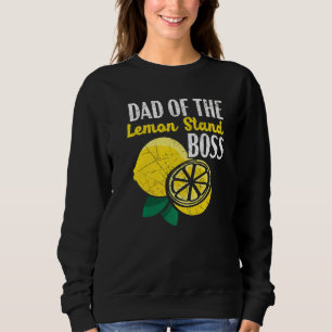 Sudadera Papá de la jefa del puesto de limones Negocio de f